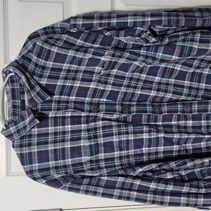 Duluth Trading Blue flannel